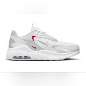 White and Red Nike Air Max Bolt Sneakers Excellente Conditions